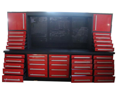 Red Tool Cabinet System With Drawers